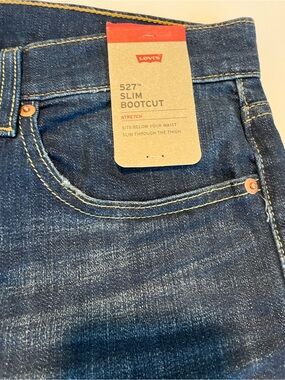Men’s Levi's 527 Slim Bootcut Jeans - Dark Blue